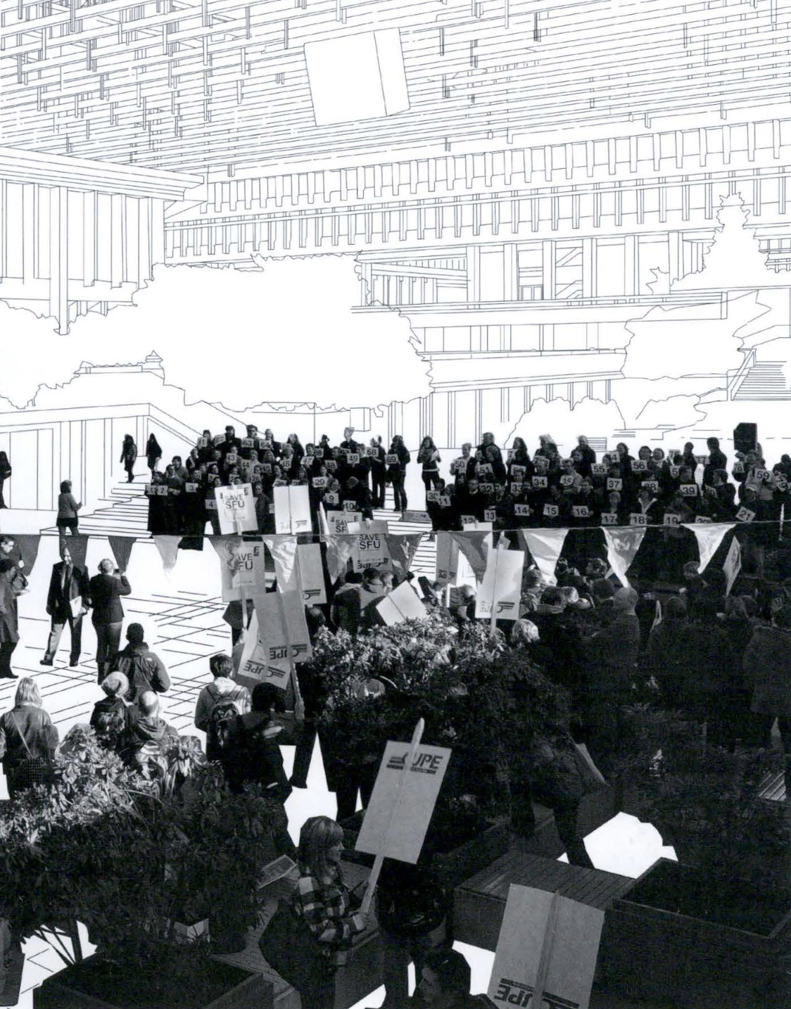 Sabine Bitter and Helmut Webber, "Super Students #2, Public education is the best economic recovery tool (Vancouver 2009)," 2010.