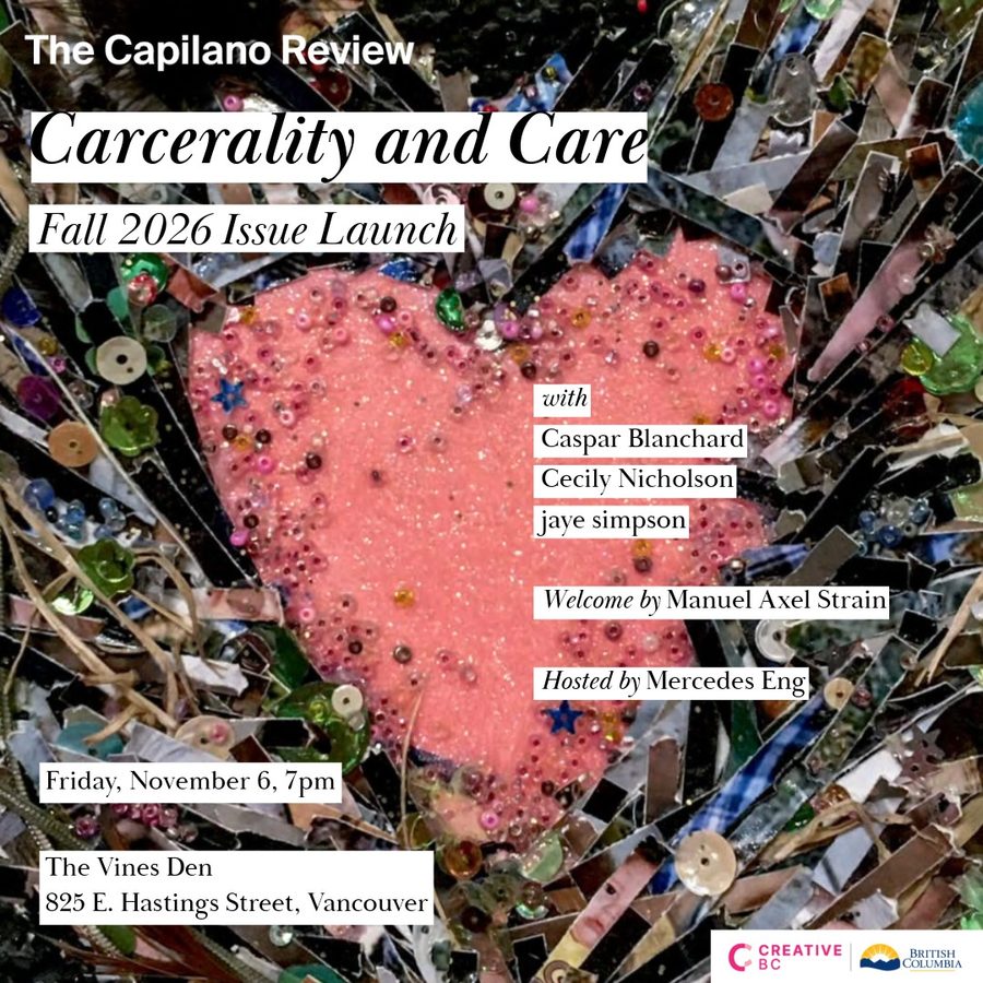 Fall 2026 Issue Launch: Carcerality and Care